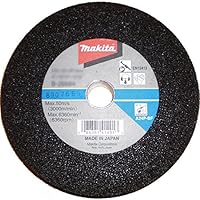 Makita B-28678 Schleifstein K36 125 x 20 x 20 mm, 1 Stück, für die Bearbeitung von Stahl, A36P-BF, EN12413, passend für Geradschleifer GS5000