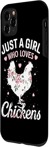 Miniatura 2 de Funda para iPhone 11 Pro Max Just A Girl Who Loves Pollos Floral Farmer Girl