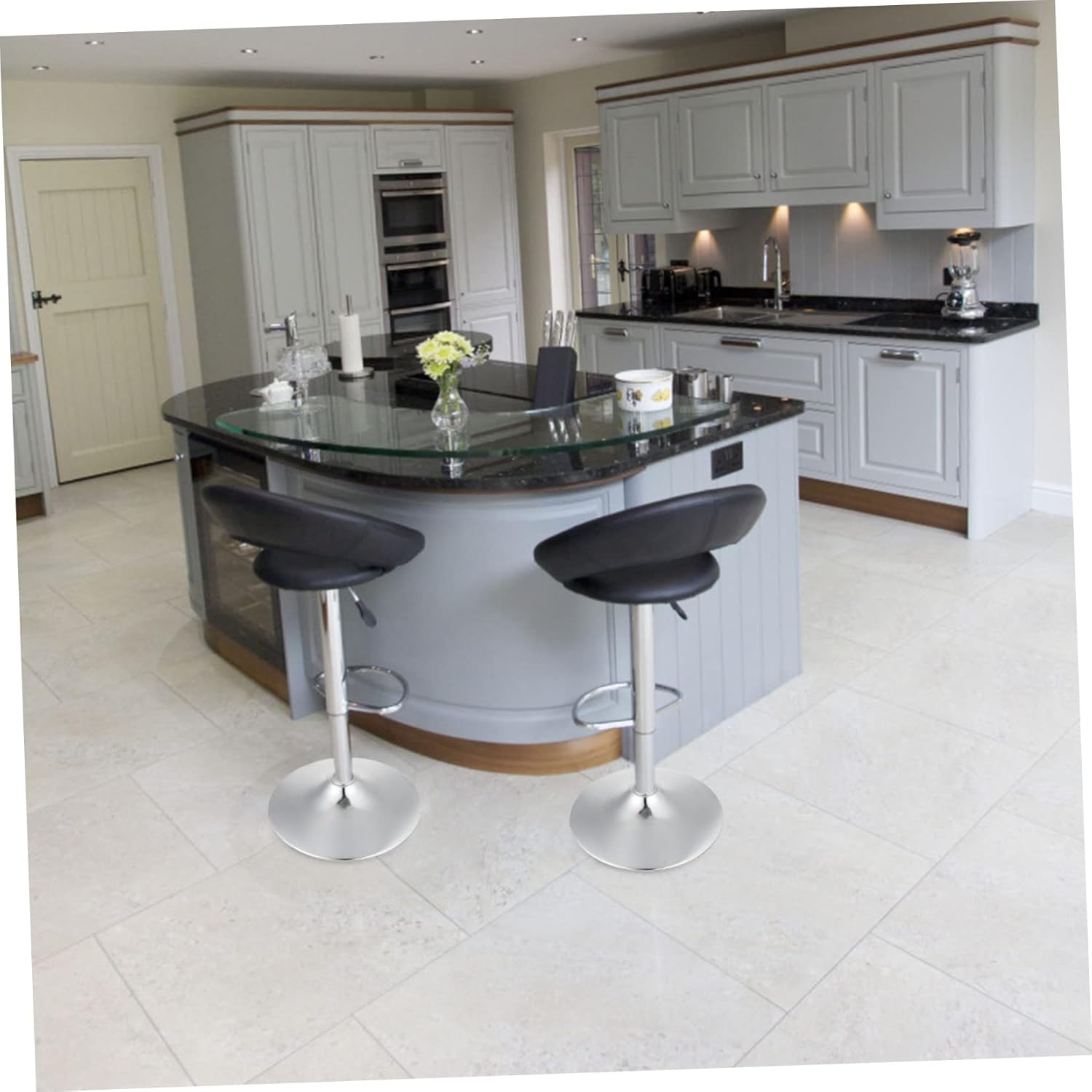 IMIKEYA Bar Table Accessories Round Base for Furniture Aluminum Alloy Chair Pedestal Base Home Decor