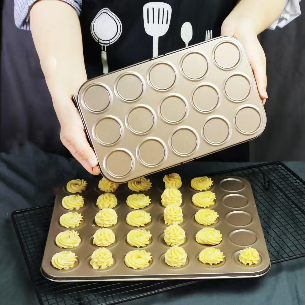 Moule à Pâtisserie Plaque Cuisson Antiadhésive en Acier au Carbone (35 Cavity Moule pour Macarons) 35 Cavity Moule pour Macarons - Maison