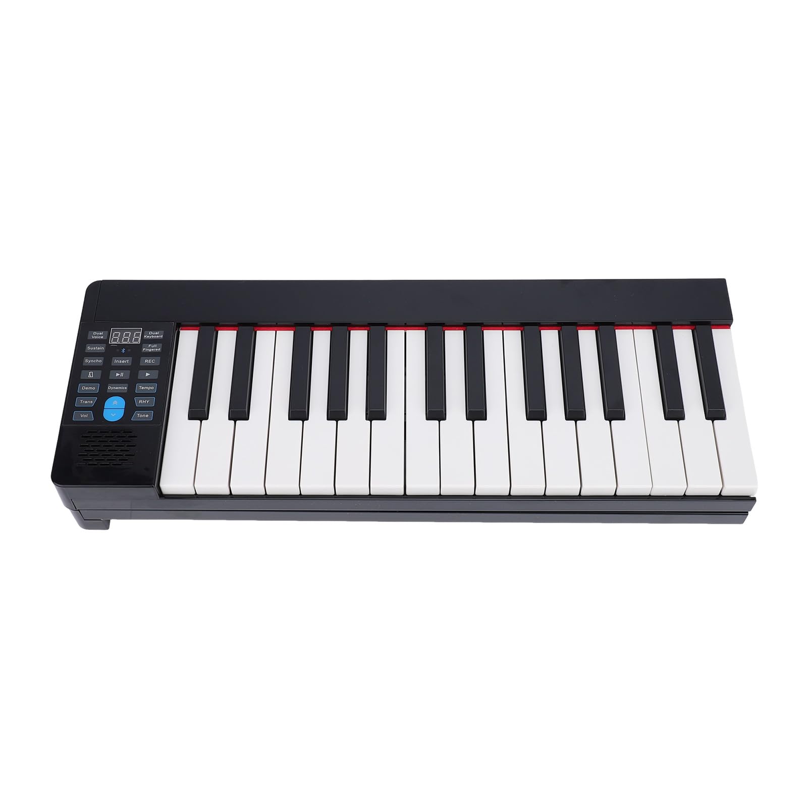 Fafeicy Pianoforte con Tastiera Pieghevole a 61 Tasti, Piano Elettrico Portatile con Pedale di Sostegno, 128 Toni per Principianti e Musicisti