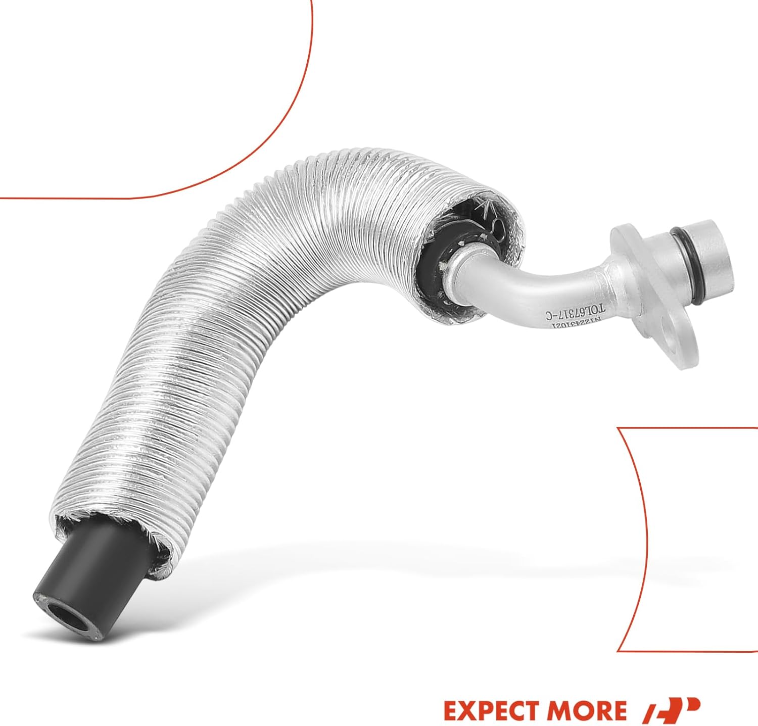 A-Premium Supply Turbocharger Coolant Line Compatible with BMW X1 2013, 135i 2011-2013, 335i GT xDrive 2014-2016, 335i xDrive 2011-2015, 435i xDrive Gran Coupe, ActiveHybrid 3, M2, M235i, 3.0L