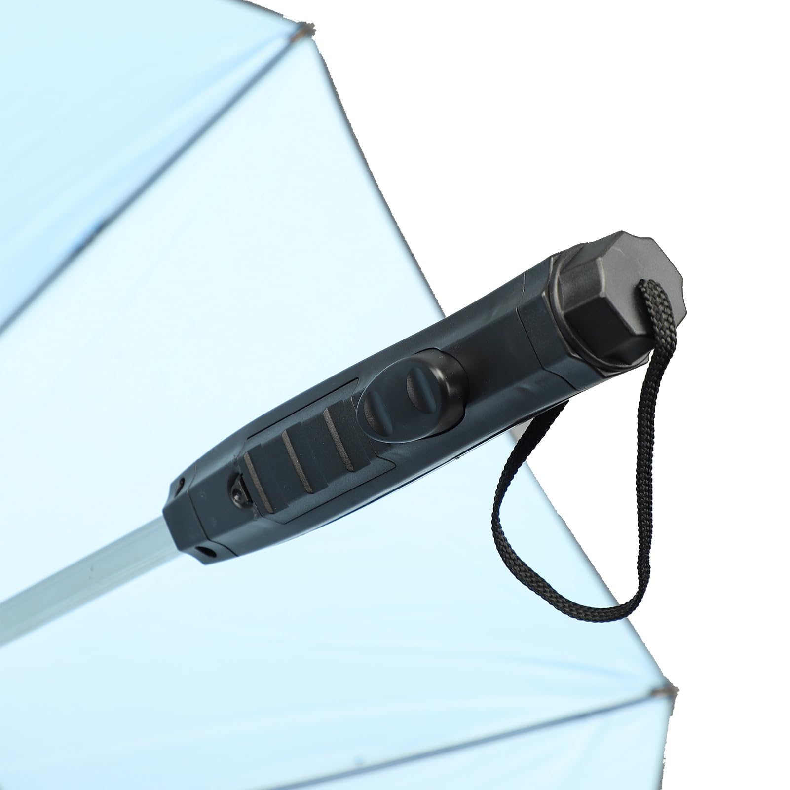 Elprico Regenschirm mit Ventilator, 3-in-1 UVblockierender Regenschirmventilator, Sonnenschirm mit Ventilator und Sprühgerät, Tragbarer Fächerschirm mit Zerstäube für Sommer, Strand, Sport
