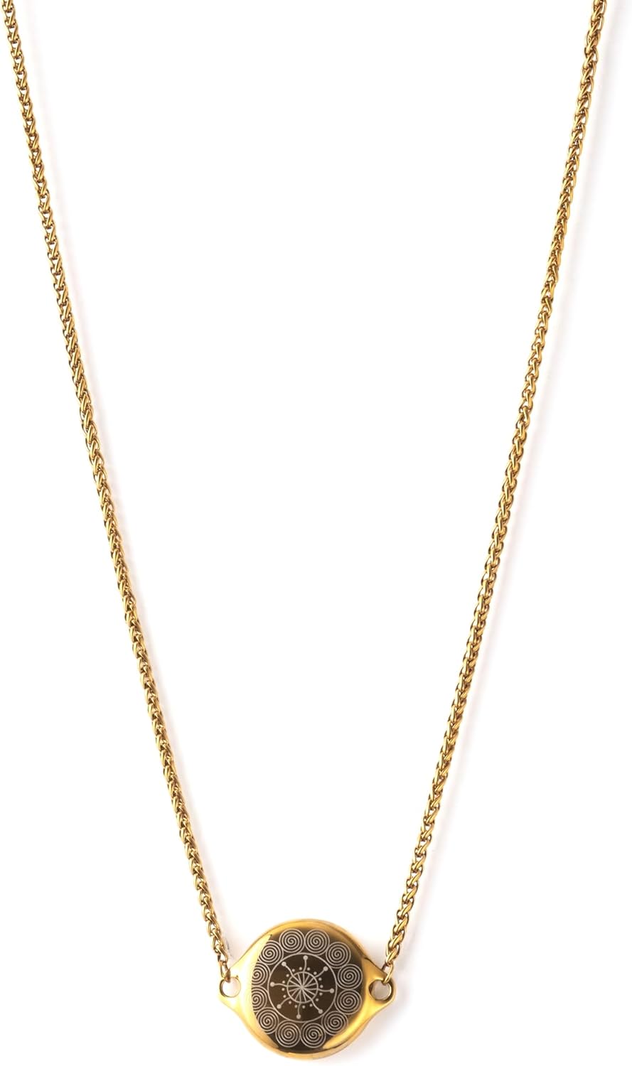 ResQ Smart Safety Jewelry, GPS Location Tracking, 24/7 Emergency Response, One Touch Activation, Discreet Life Alert with Hidden Panic Button - Shakti Necklace