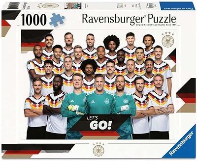 Ravensburger Puzzle 12001836 1000 Teile – DFB Nationalmannschaft Fußball-WM 2026-1000 Teile Fußball Puzzle – Geschenke für Erwachsene und Kinder ab 14 Jahren