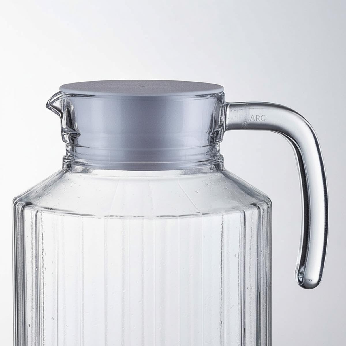 Luminarc Quadro Jarra Vidrio con Tapa 1,7l Apto Frigorífico