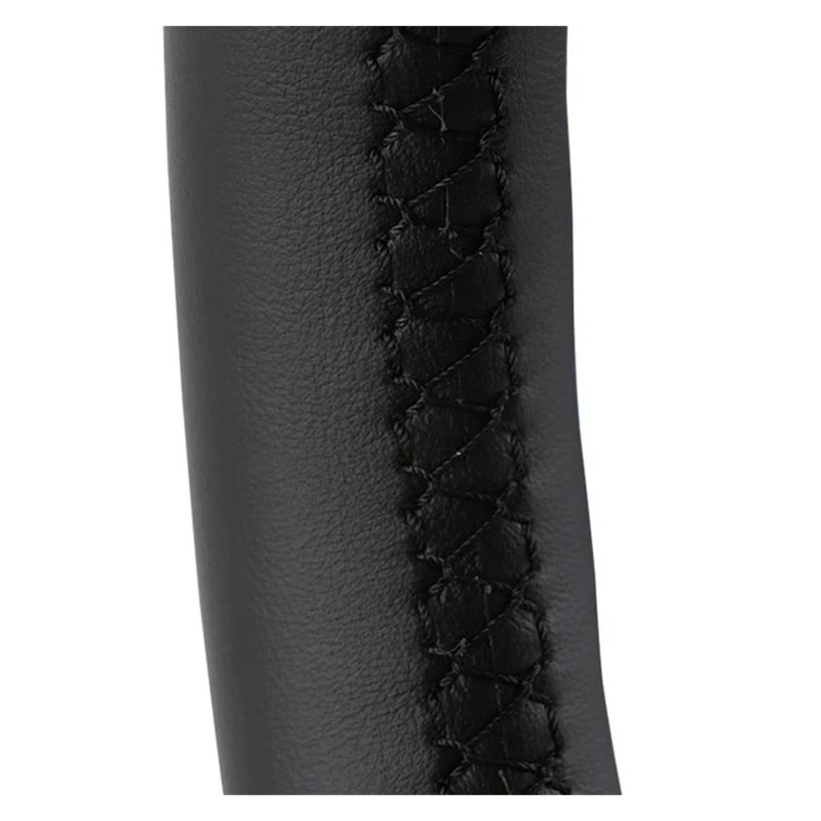 Volantes Funda Cuero Cosida Mano para Volante Coche para Cruze 2009-2014 para Aveo 2011-2014 para Orlando 2010-2015 para Ravon Funda Volante(Negro)