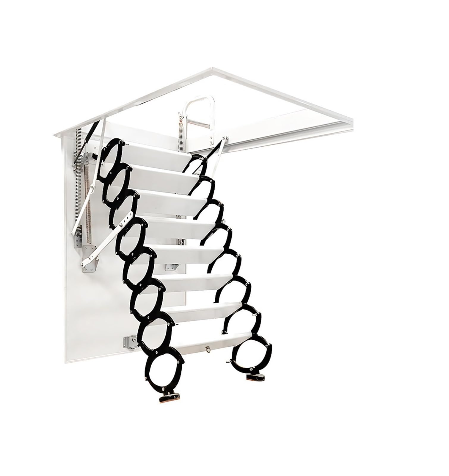 loft ladders Attic Ceiling Ladder Retractable Pull Down System Attic Stair Invisible Ceiling Ladders, for Home Storehouse pull down(70x120cm)