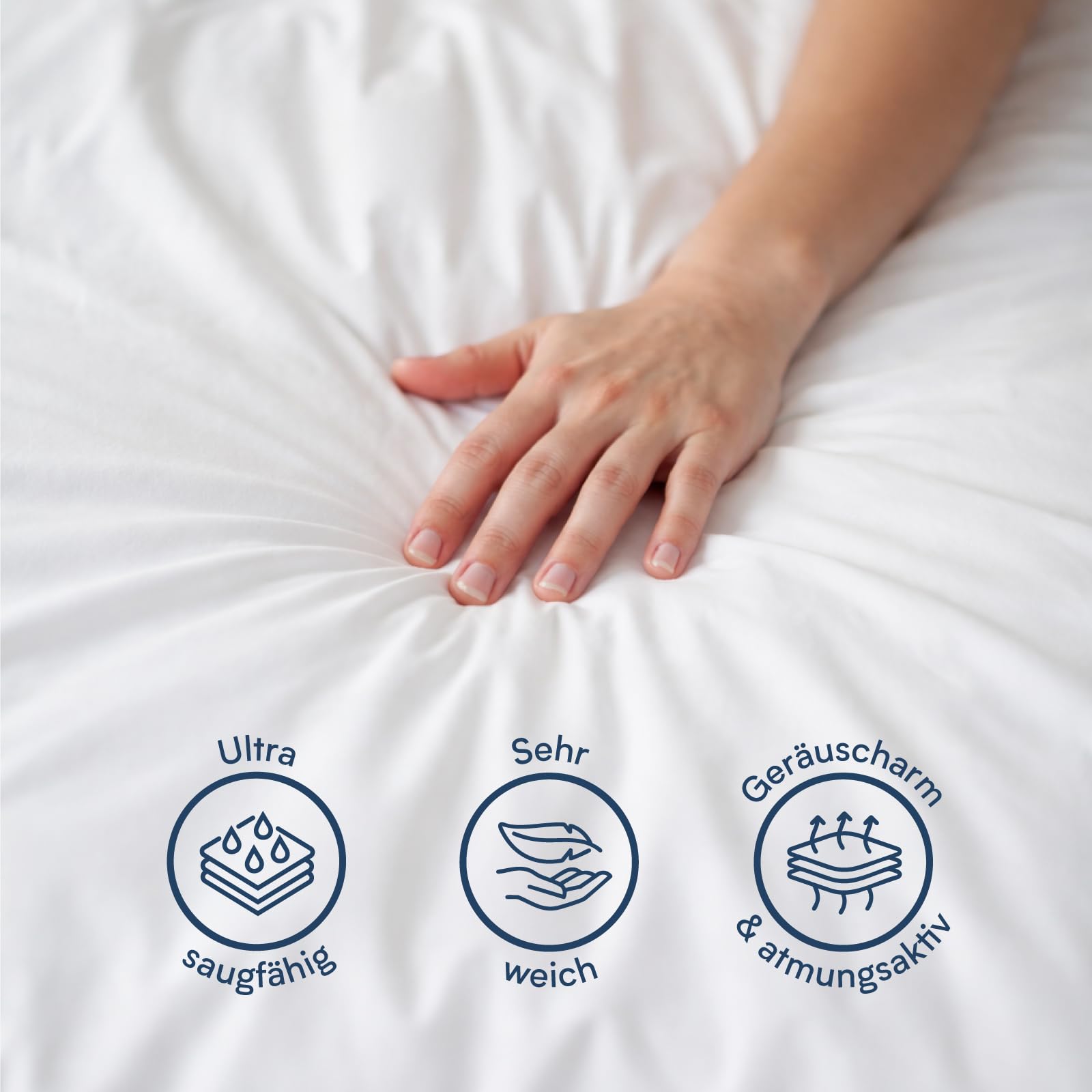 SLEEPZEN Matratzenschoner verstellbares Doppelbett 2x80x200 cm – wasserdicht, atmungsaktiv, geräuschlos – 100% Baumwolle – Sanitized® Milbenschutz – Oeko-Tex® – Made in Portugal