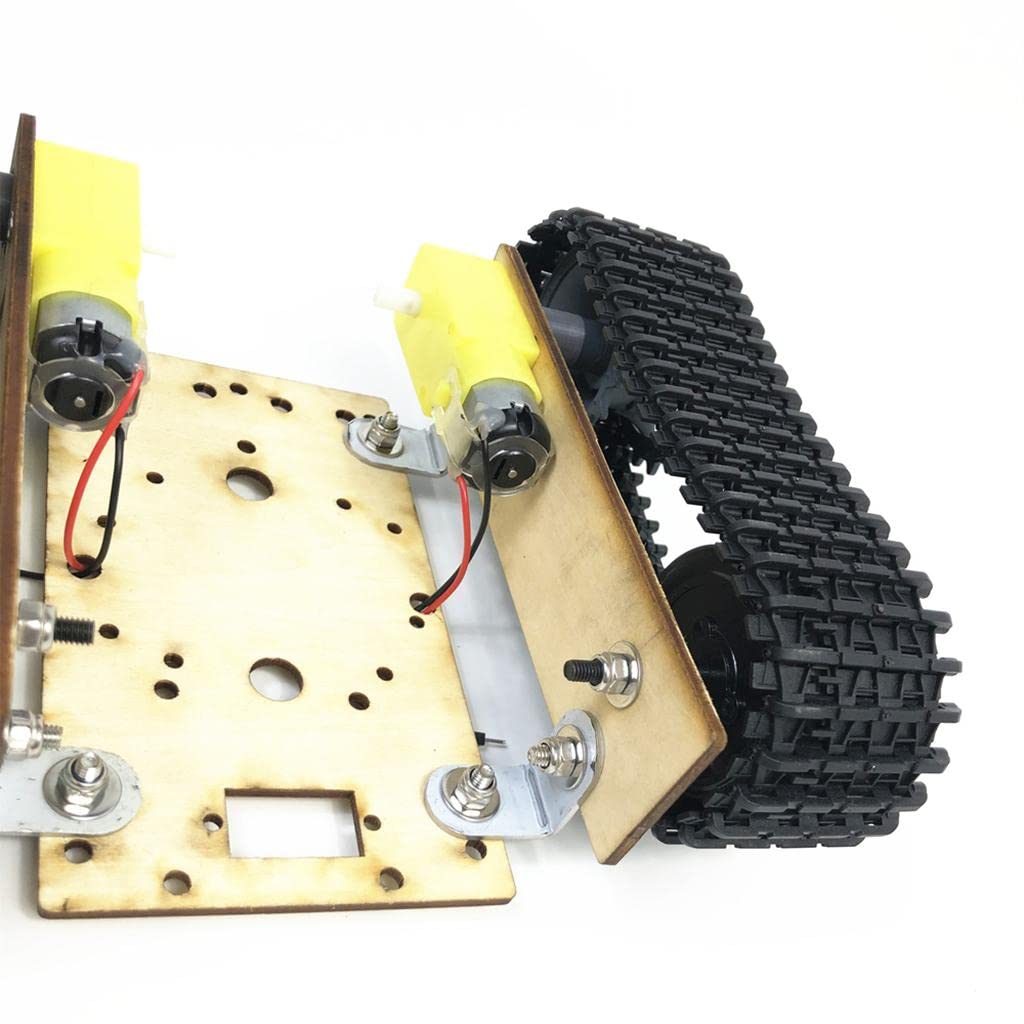 Robot Tanque Chasis Crawler Automóvil Metálico Kit DIY con de Plástico de Alta Elasticidad Adecuado para de Robótica Laboratorios