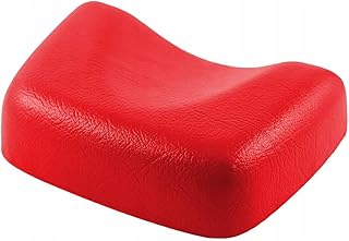 PUR Reposacabezas para solarium – Cómodo cuello y almohada de material duradero y fácil de limpiar, color rojo higiénico