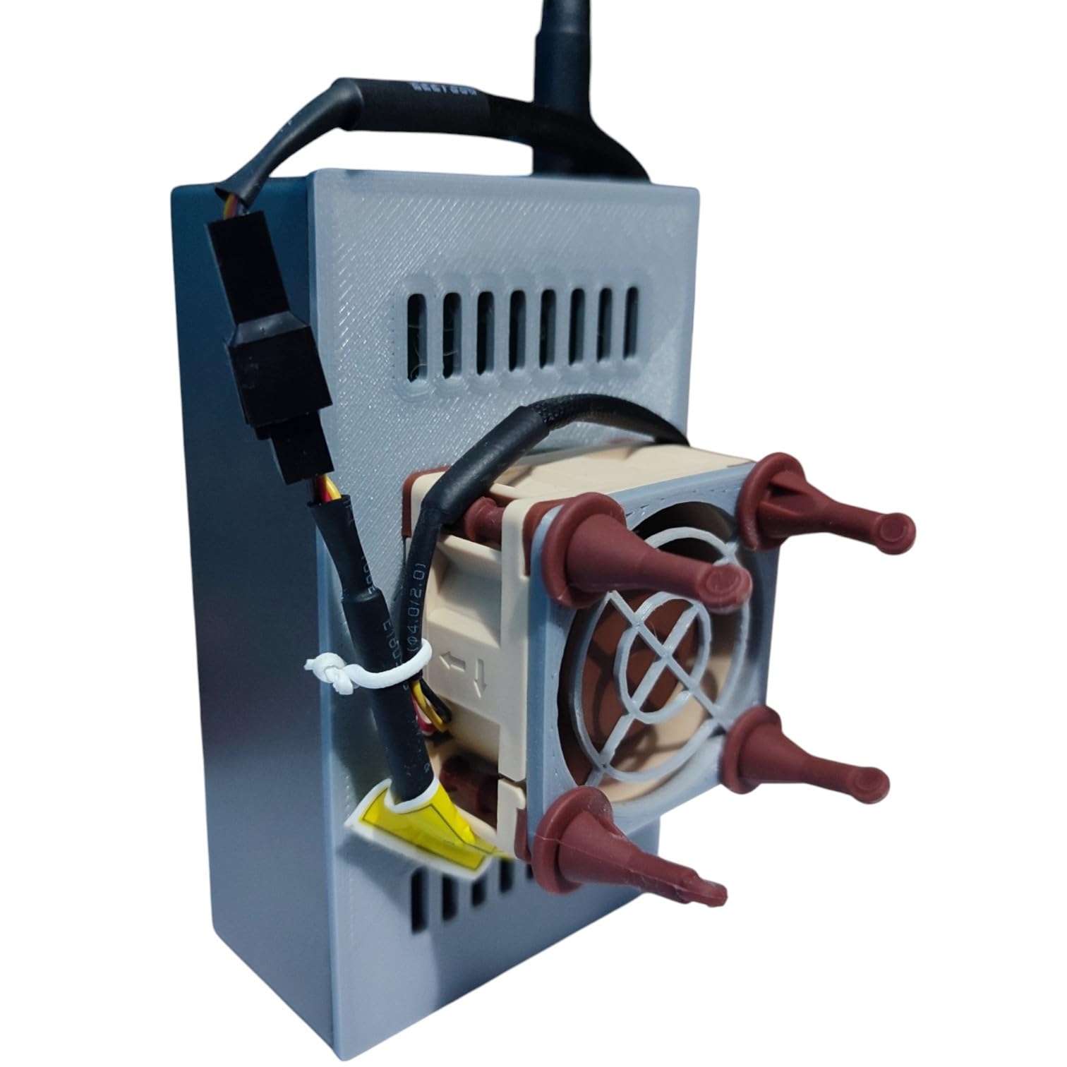 Lucky Miner LV06 Case Cooling Bracket Mod | 3D Case Bracket Front Plate for 4020 Fan | Improved Heat Dissipation & Stability