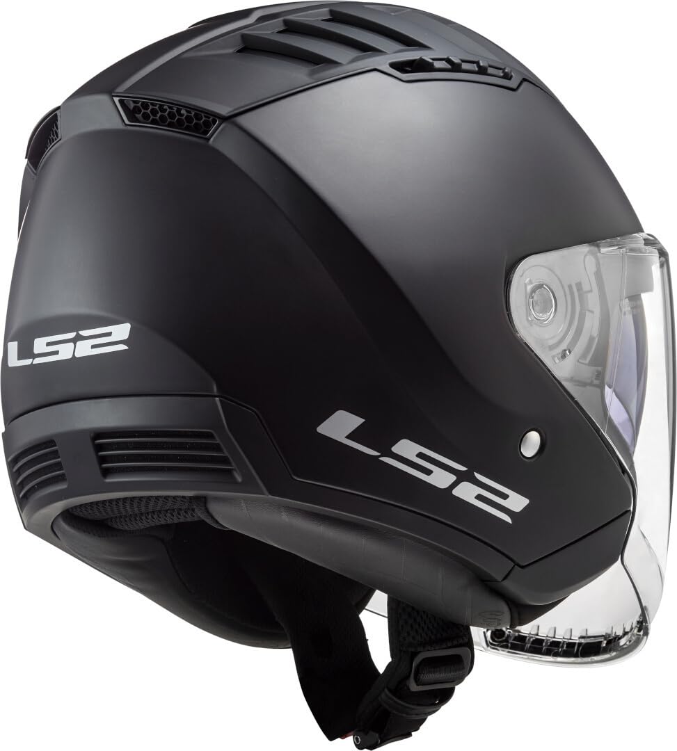 LS2, Casco Moto Jet COPTER II SOLID Matt Black, M