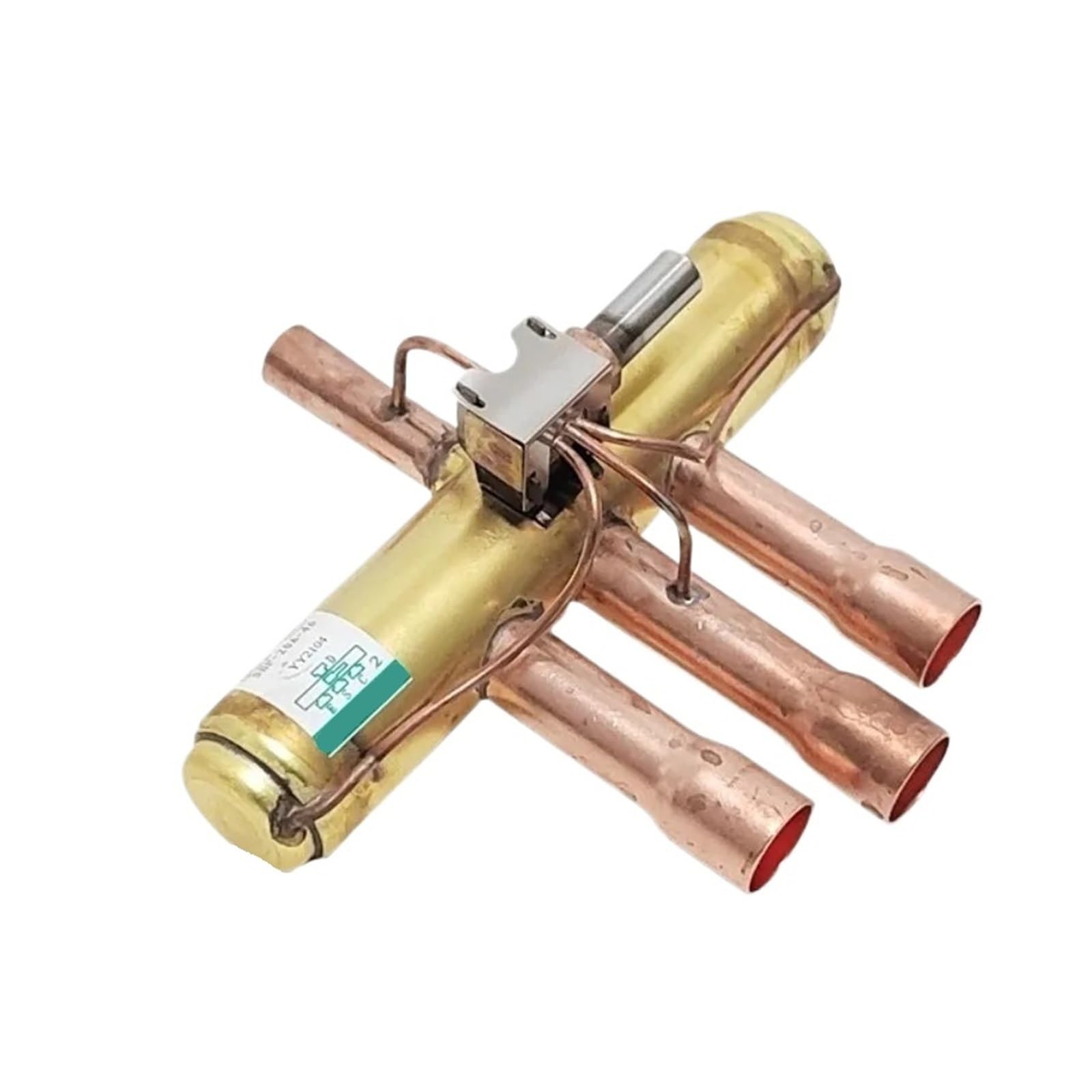 AFUWICFZO Four Way Reversing Valve With Coil SHF-20A-46 For Air Conditioner 4-Way Solenoid Valve Conditioning Spare Parts