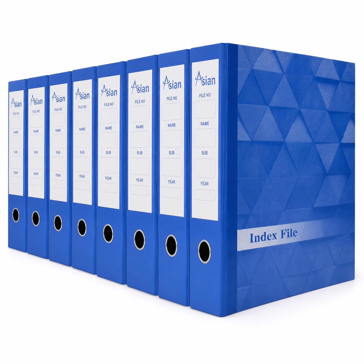 Asian Office Lever Arch Box File Folder Pack of 8 at ₹742 (69% Off)