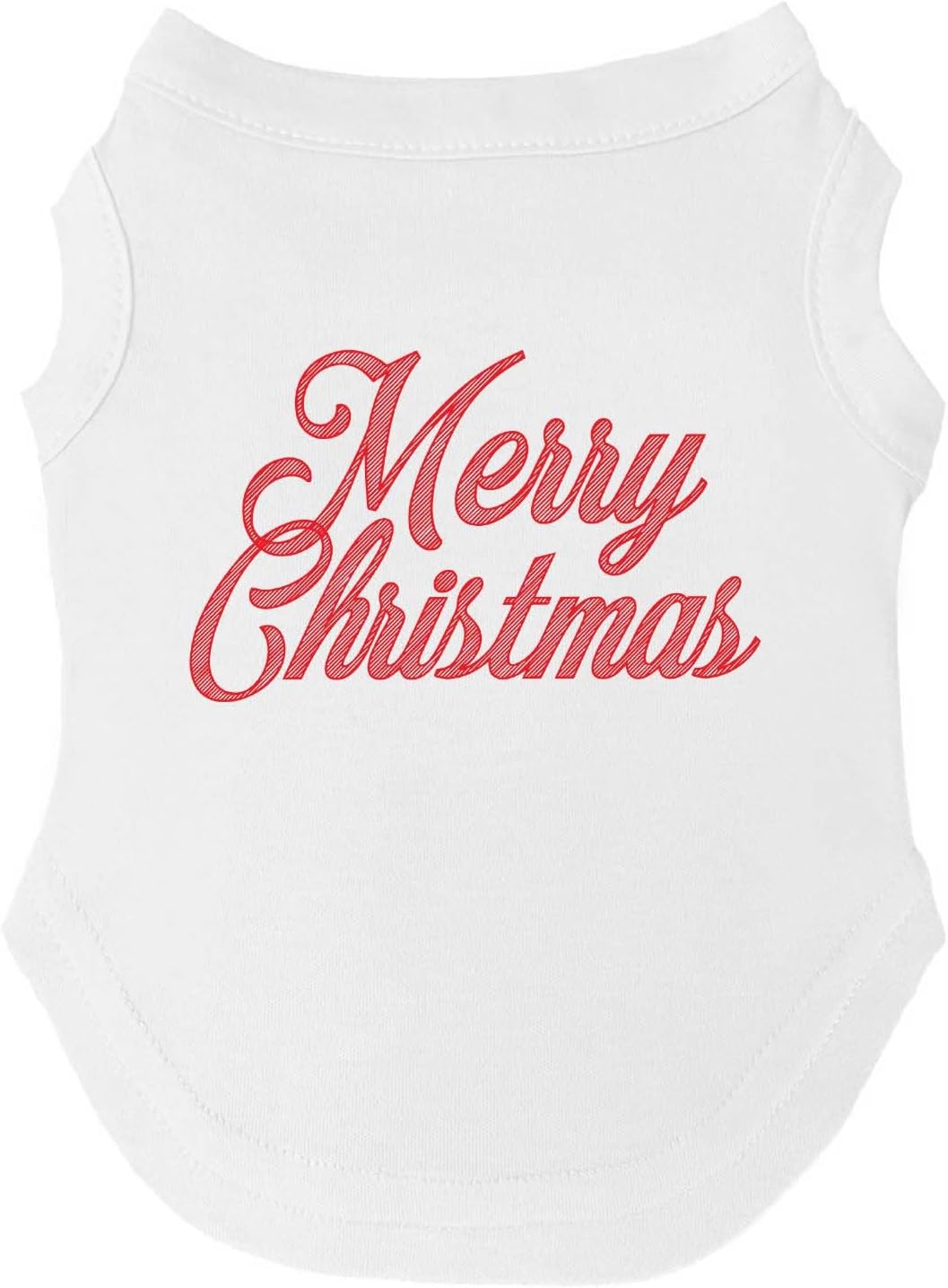 Merry Christmas Dog Hoodie | Fleece Lined |Leash Hole| Christmas | Holiday Season | Winter | Gift|Cream, 3X-Large 1475