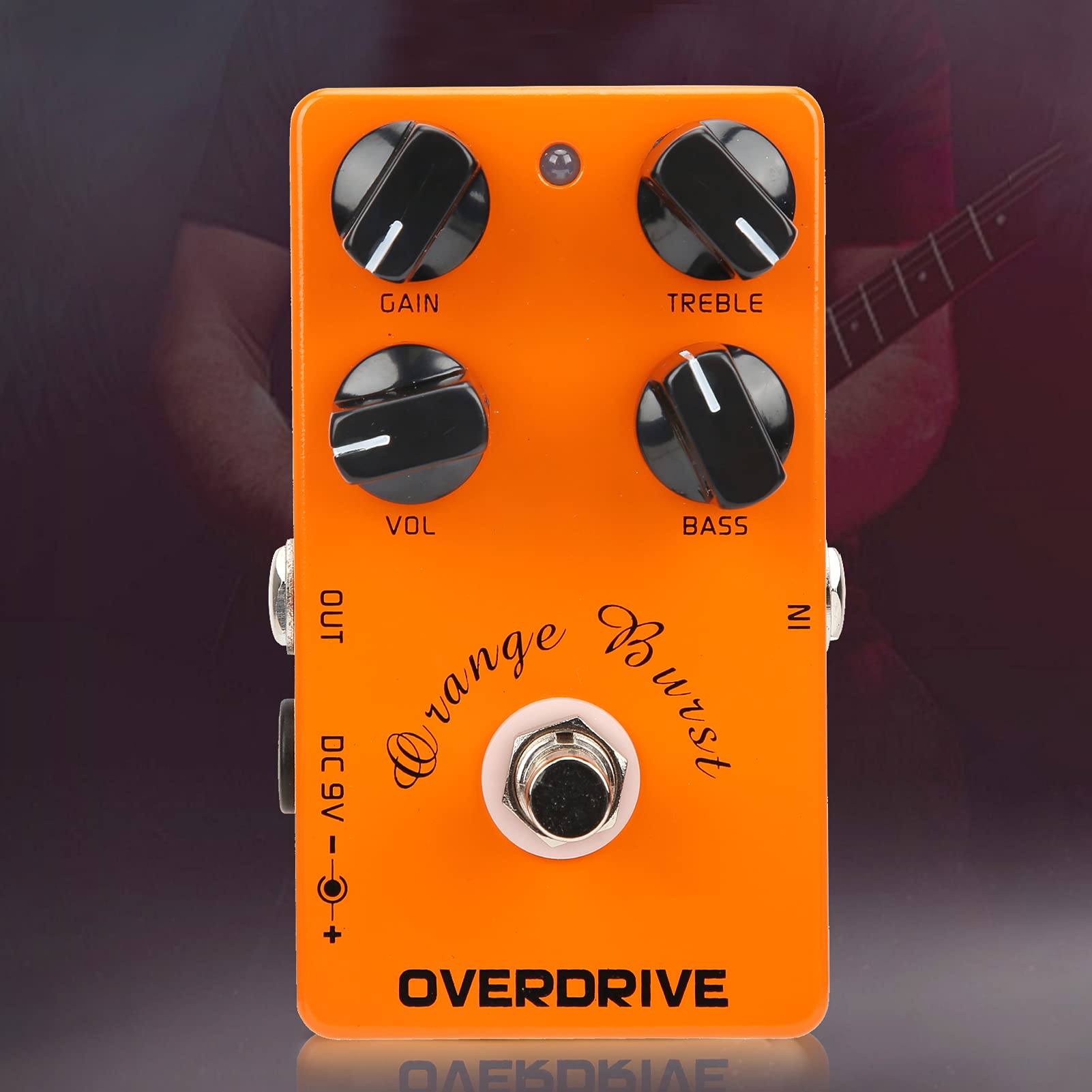 Akcesoria InsTrument, oszczędzają dużo miejsca Pedał overdrive Mały rozmiar Wyższa siła dla gitary do grania