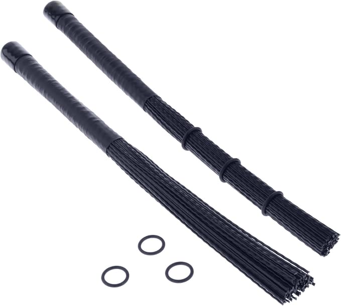 Kit de escobillas de nylon para percusión cajón miniatura 2