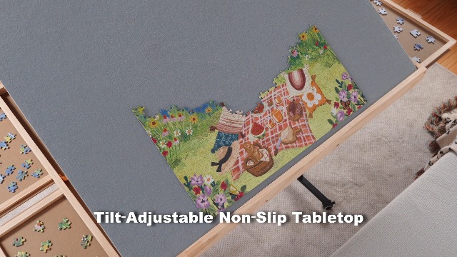 Amazon.com: ALL4JIG 1500 Piece Puzzle Table with Legs, 24.53