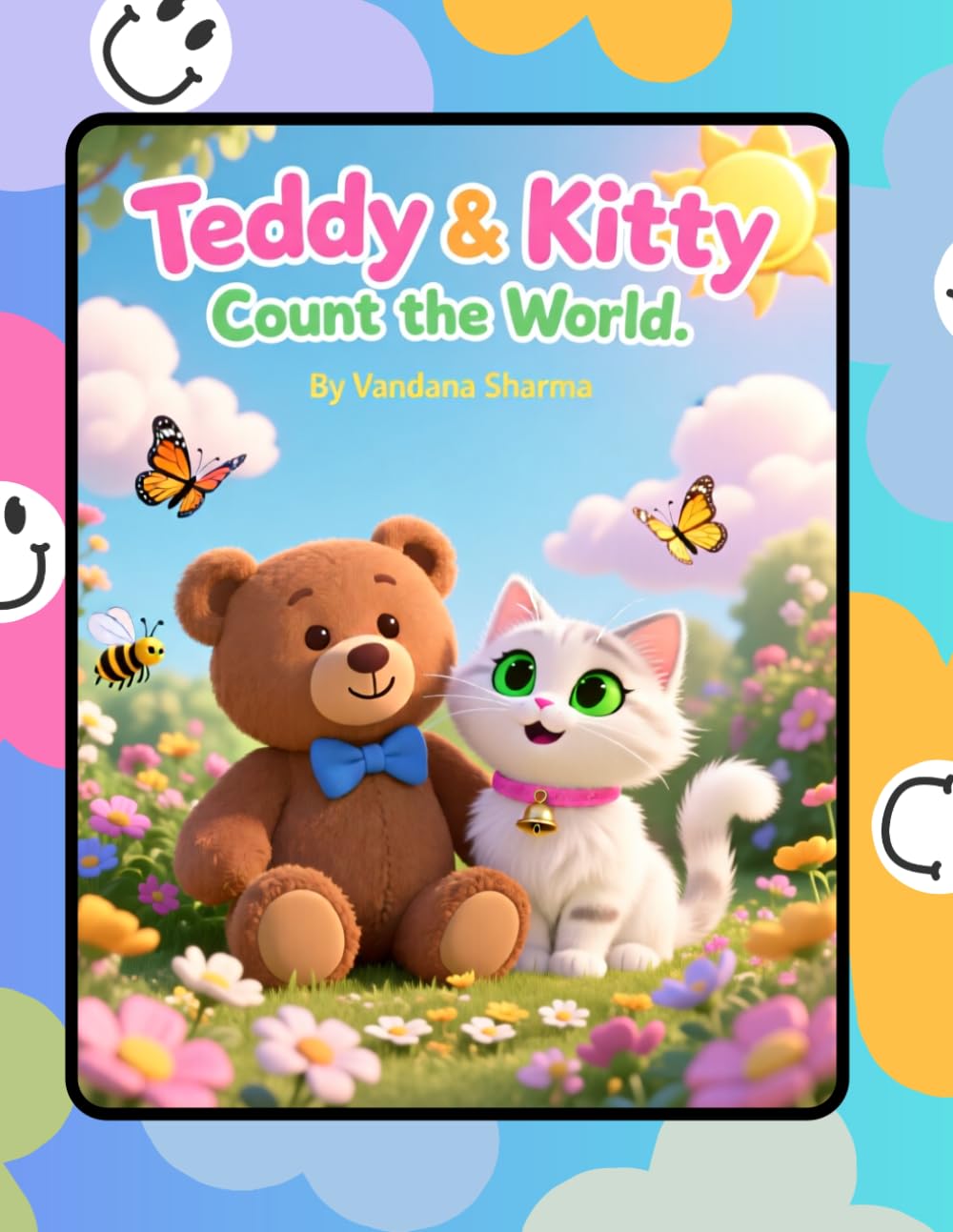 Teddy & Kitty Count the World: A Playful Adventure of Numbers 1–10 (Teddy & Kitty Explore the World)