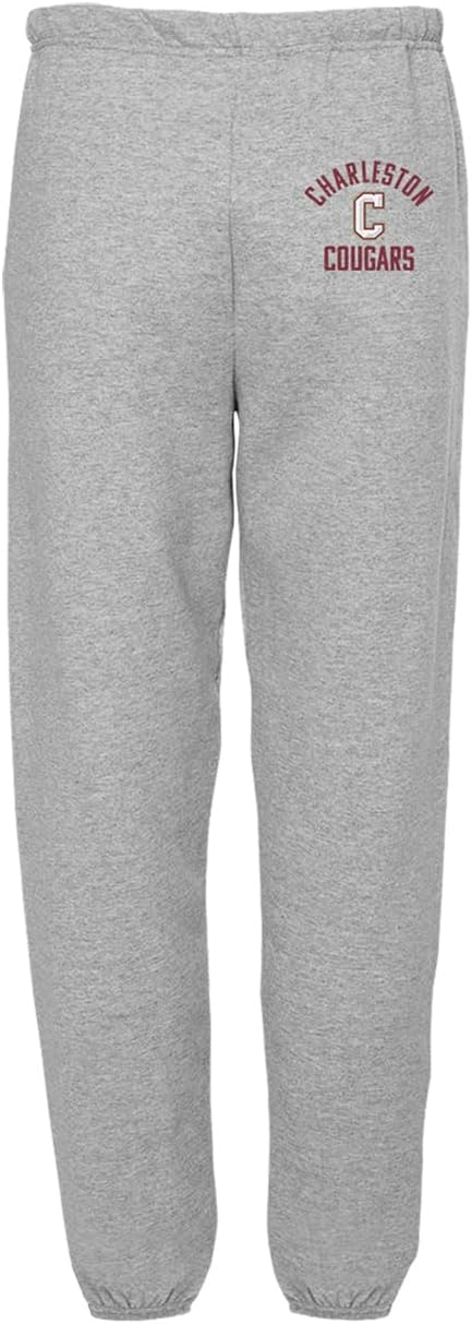 Official Collegiate NCAA Jogger Sweatpants Unisex for Men & Women Collegiate Arched Text