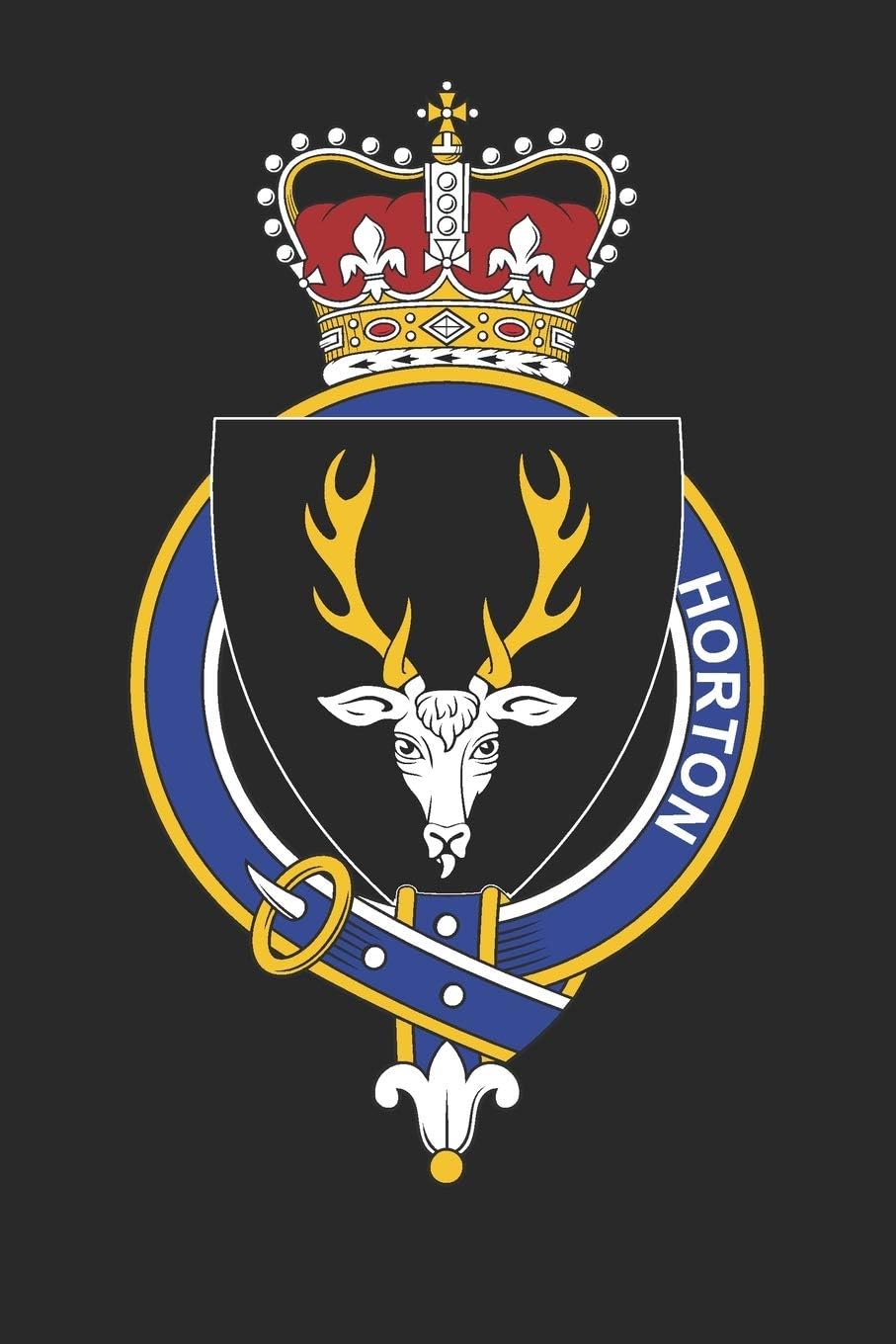 Horton: Horton Coat of Arms and Family Crest Notebook Journal (6 x 9 - 100 pages)