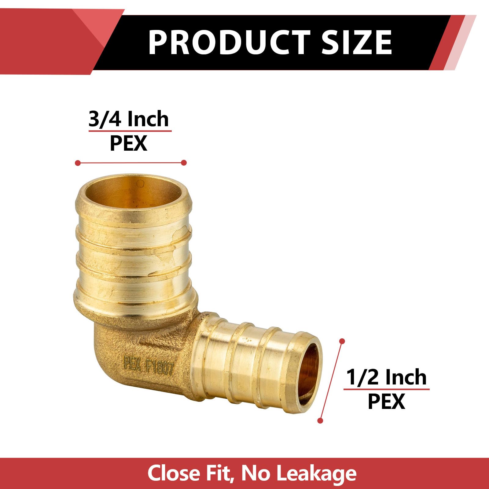 10-Pack EFIELD Pex Crimp 3/4