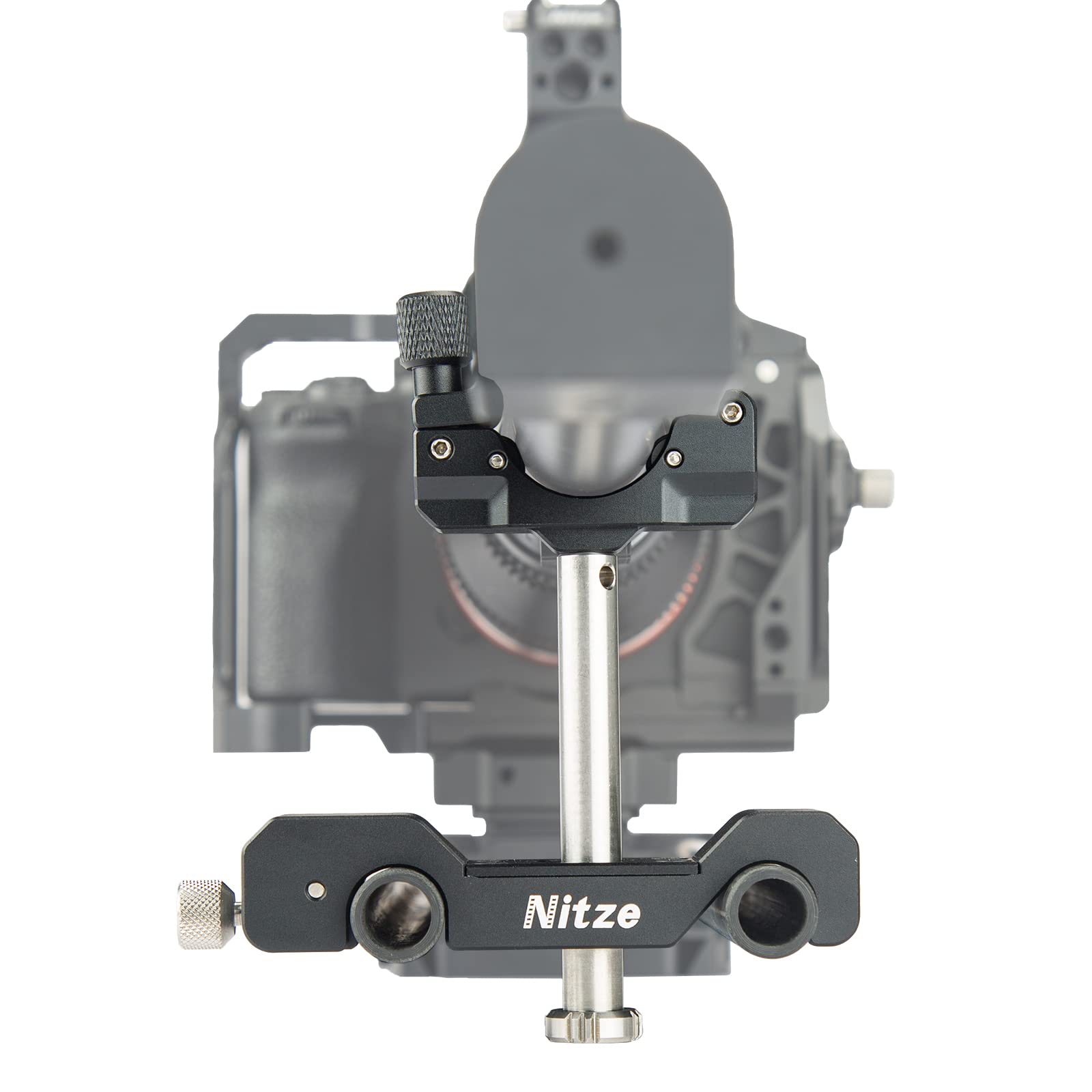 Nitze N04E2 Support d'objectif LWS 15 mm compatible avec les objectifs LAOWA 24 mm T14 2X Periprobe pour système d'épaule DSLR