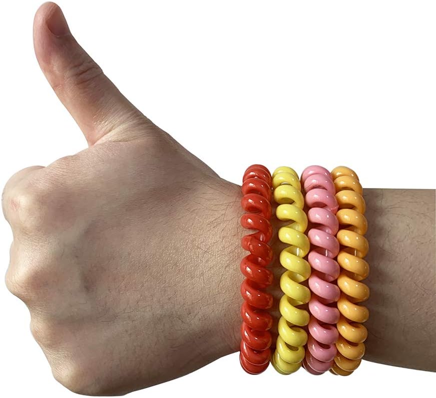 Sensory Bracelets for Autism, ADHD, SPD – Stretchy Coil Bracelets for Special Needs (8 Pack) - Image 6