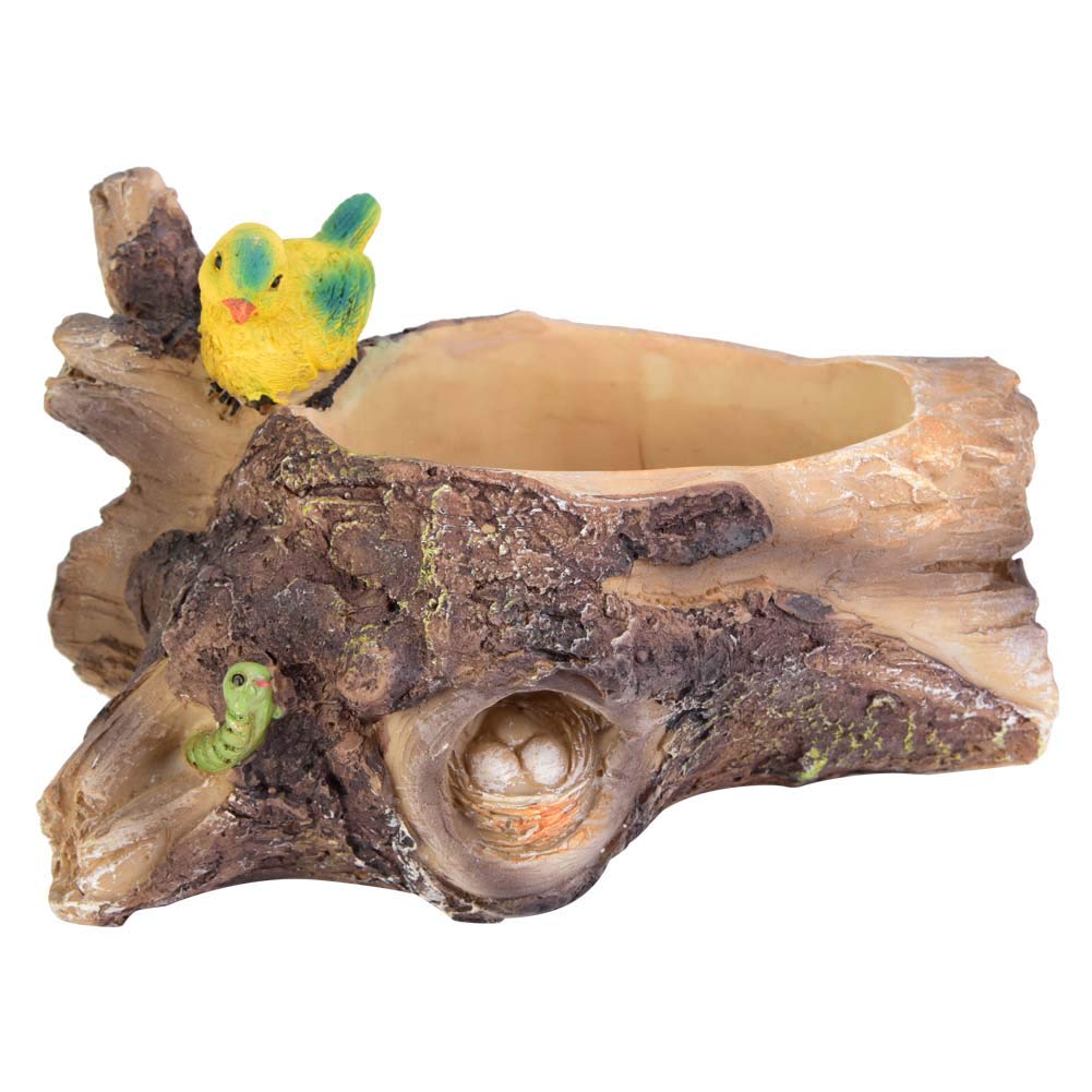 WolfGo Resin Flower Pot - 1 Piece Resin Succulent Planter Flower Pot Planter Garden