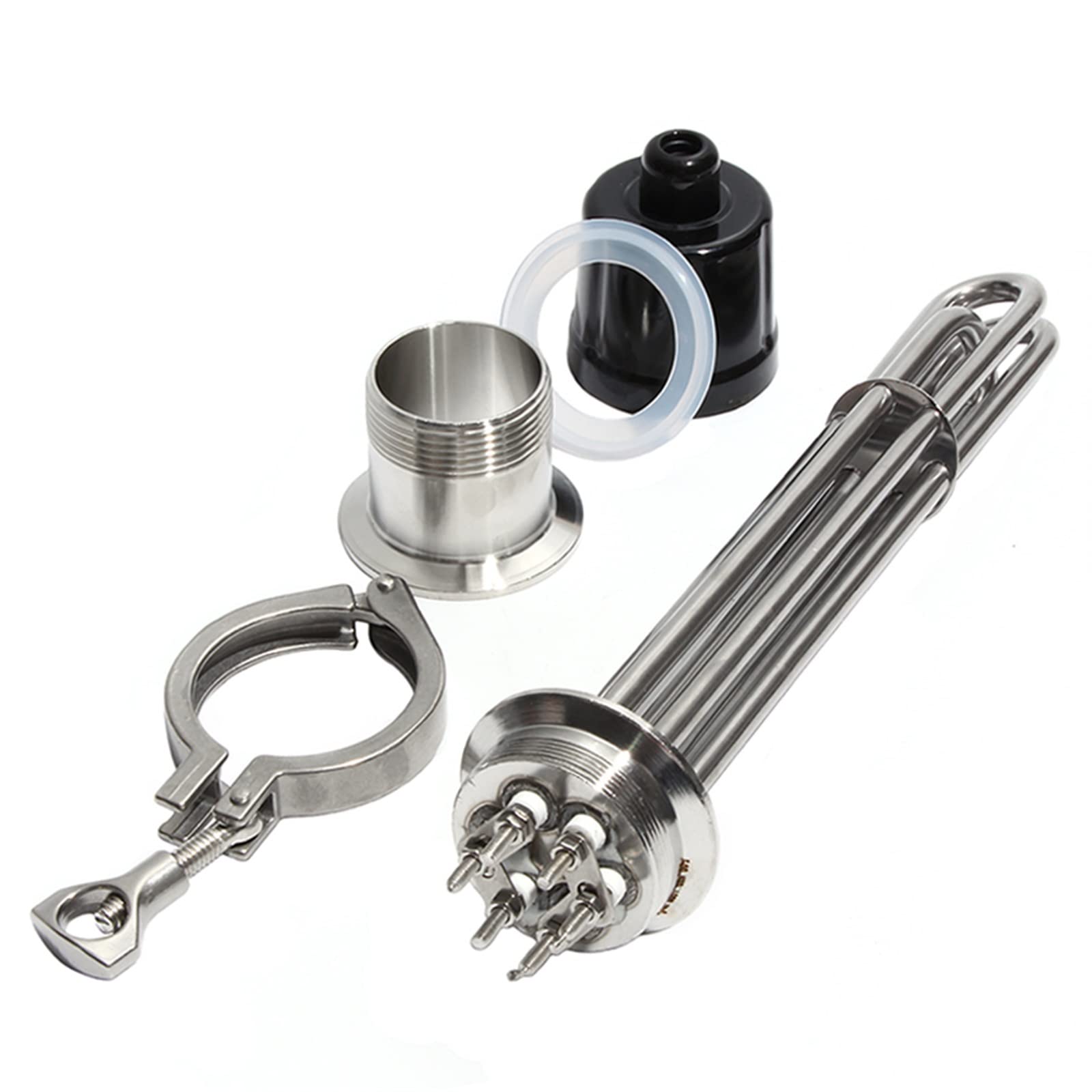 Thermoplongeur 2" Tri-clamp 4.5KW pour cuve de brassage et chauffe-eau