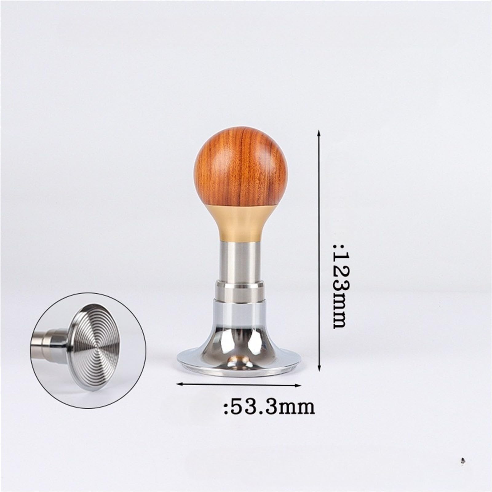 Tamper De Café 20-30lb Presión Constante Calibrada Primavera Doble 51mm