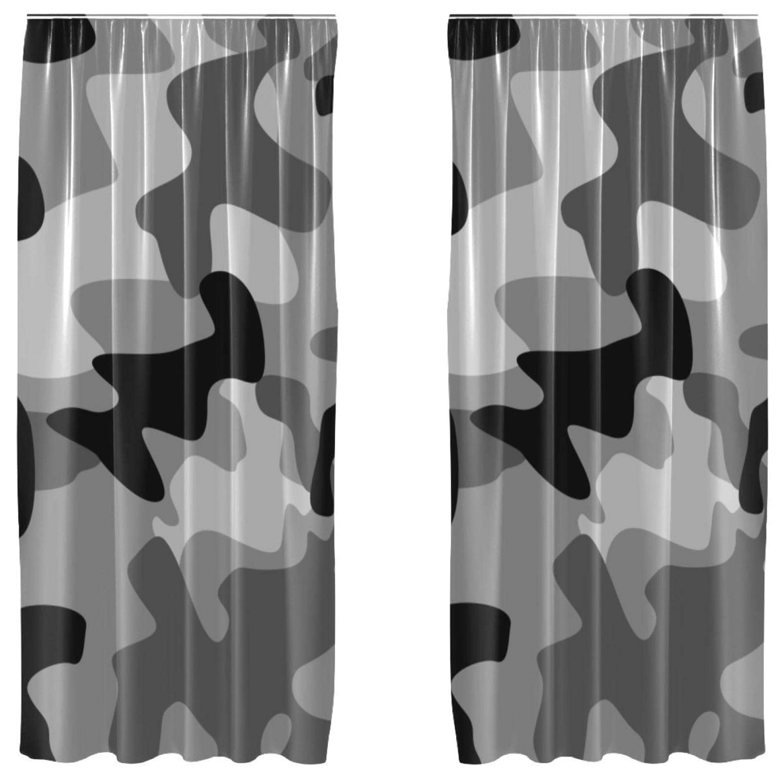 Cortinas opacas militares grises para decorar habitaciones juveniles
