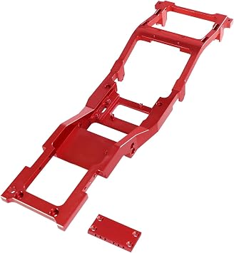 for MN 1/12 MN82 LC79 RC Car Metal Frame Beam Upgrade ChassisRed