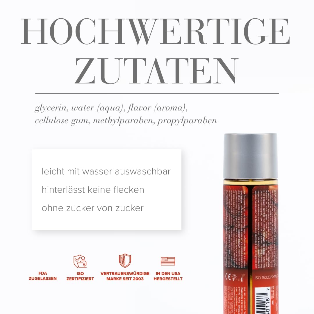 System JO - H2O Lubricant Strawberry Kisses 120 ml - wasserbasiertes  Gleitmittel, schmeckt nach echten Erdbeeren, kondomsicher : Amazon.de:  Drogerie & Krperpflege