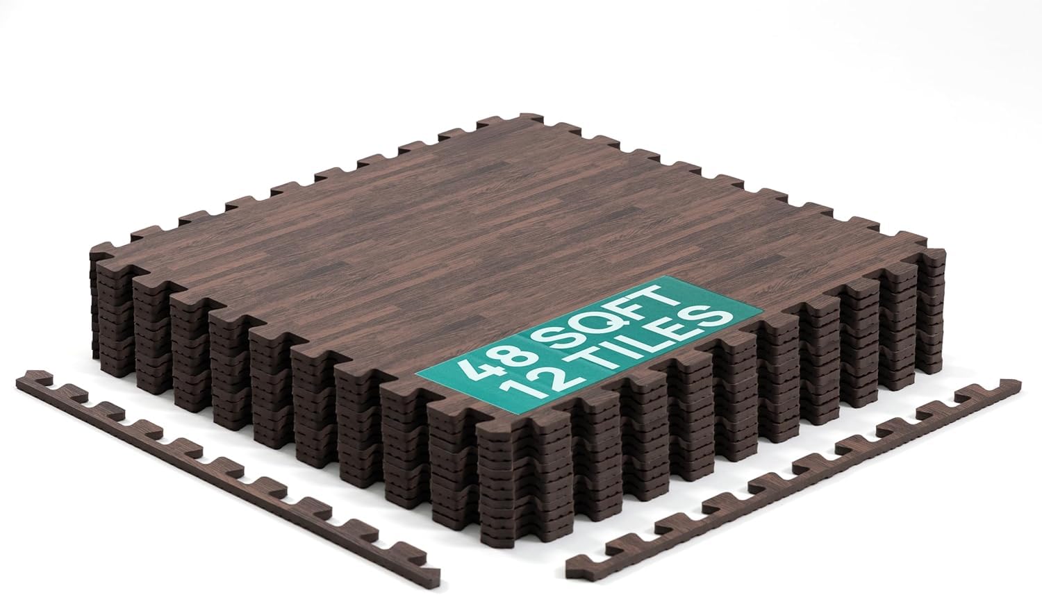 Yes4All 60x60 cm fino a 11,1 m² Set 6/12/30 Piastrelle per pavimenti in schiuma EVA, tappetino in schiuma, tappetino per palestra, tappetino ad incastro per garage, piscina all'aperto
