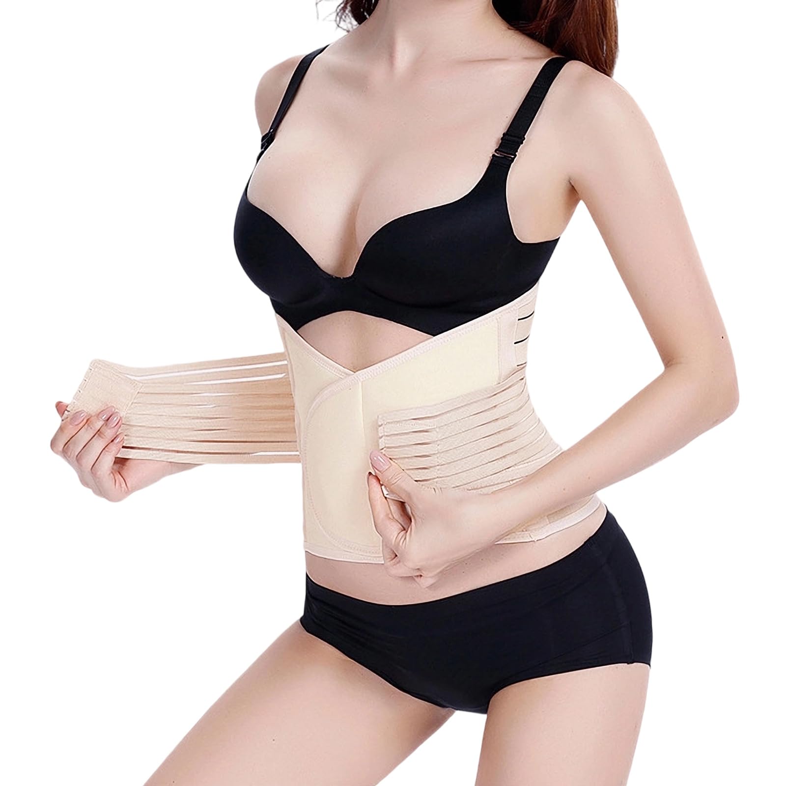 Bauchgurt Nach Geburt Bauchgurt Schwangerschaft Bauchband Schwangerschaft Kaiserschnitt Bauchgürtel Nach op Postpartum Gürtel Schwangerschaftsgürtel Rückbildungsgürtel Nach Geburt (Beige, XL)