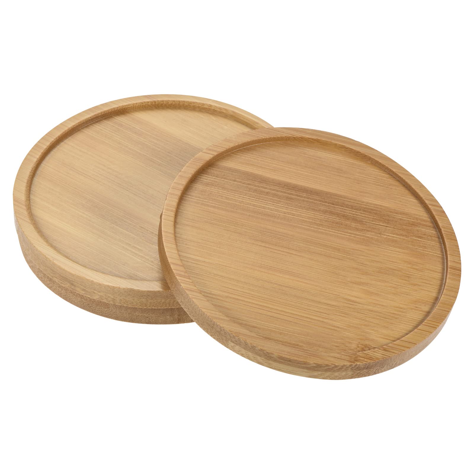 Soucoupe en bambou de qualité supérieure pour pot de fleurs rond 11 cm PATIKIL