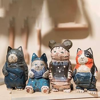 Amazon.co.jp: JAnjiaLxY インテリア飾り ねこ 猫 贈り物 招き猫