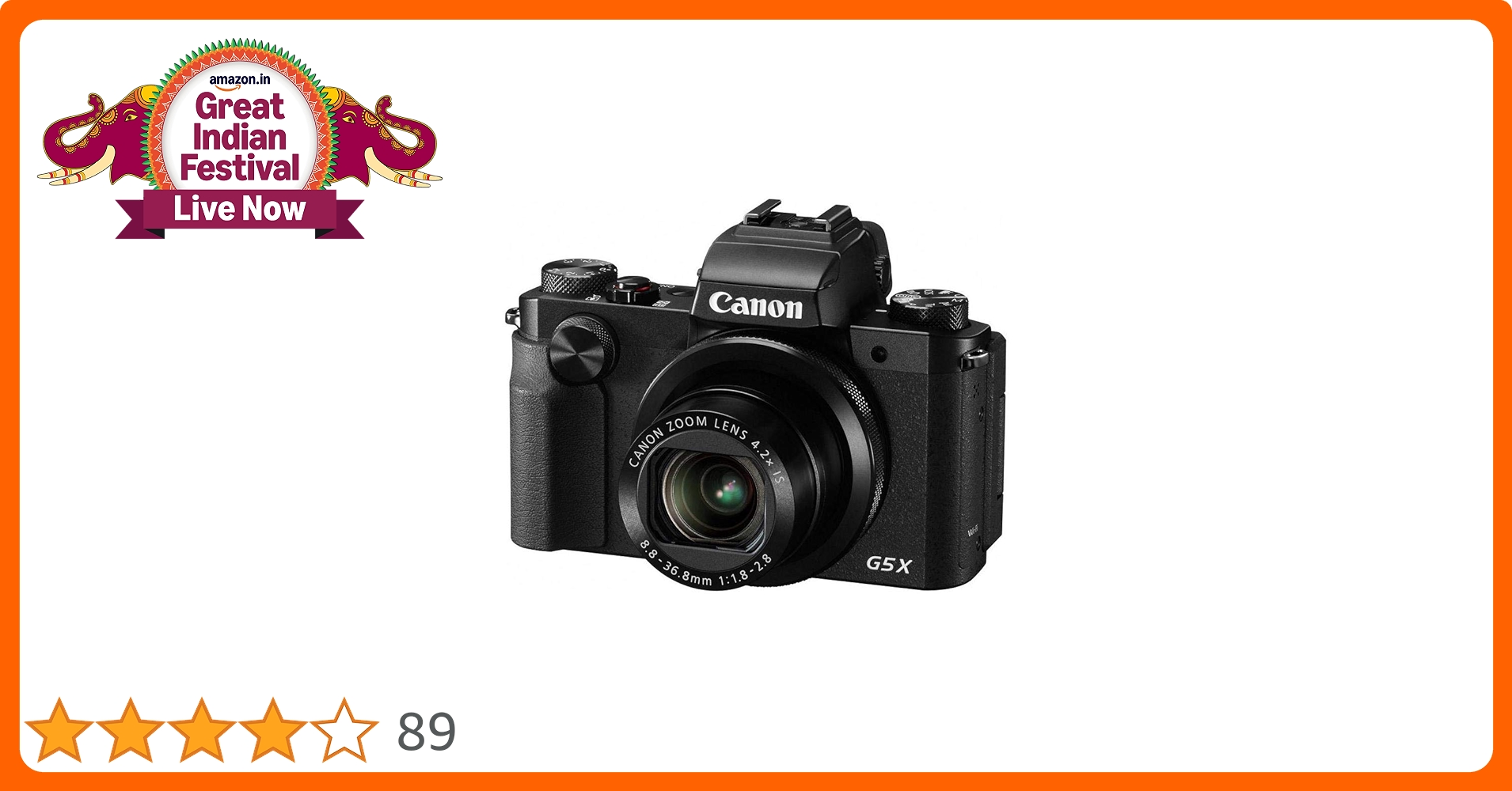 Buy Canon PowerShot G5 X Digital Camera w/ 1 Inch Sensor and