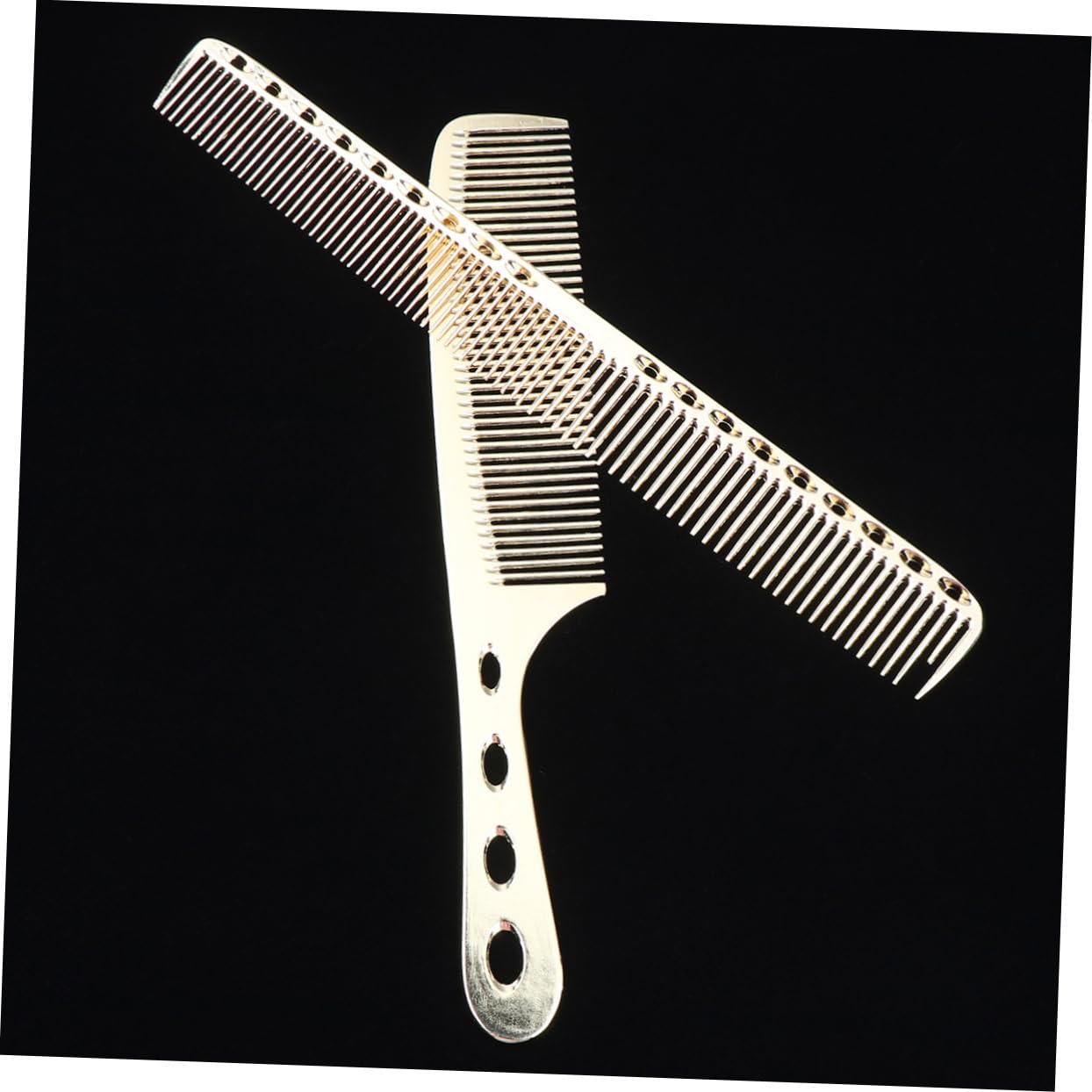 FRCOLOR Juego De 3 Peines De Masaje Para Hombre Accesorio De Peluquería Para Mujer Y Hombre Dorados S908 2 Unidades X 3