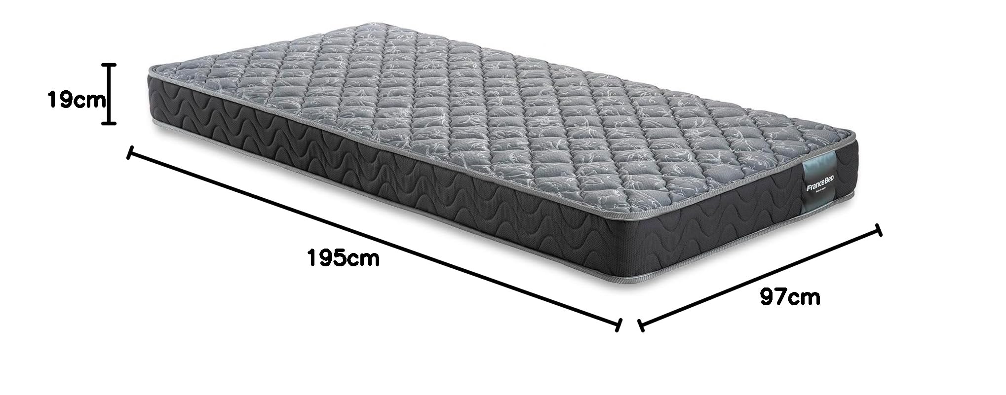 Amazon.co.jp: 【フランスベッド正規品】 マットレス シングル グレー