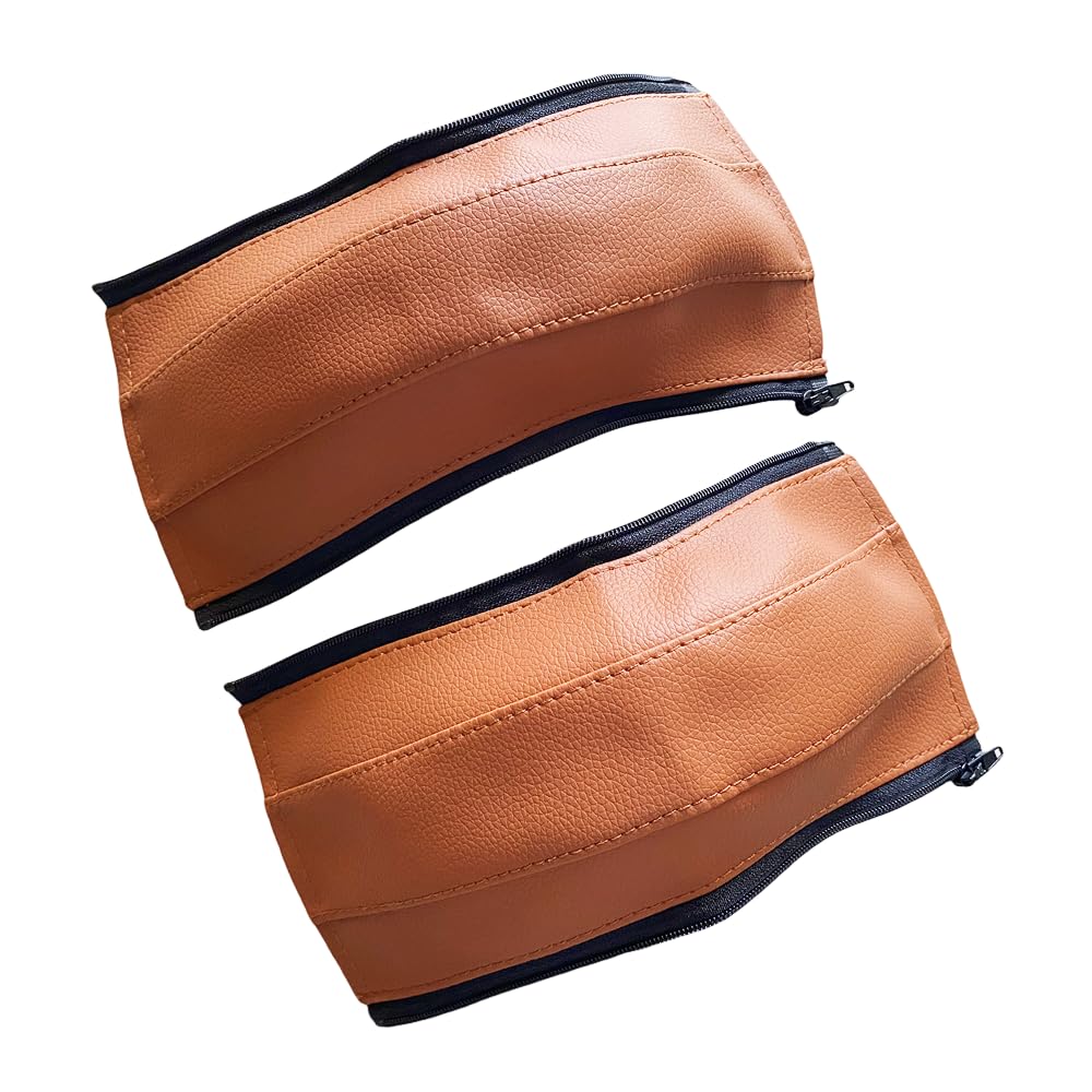 Baby Stroller Handle Protect Cover Compatible for Uppababy Vista V1 V2 Stroller, Armrest Bar Sleeve Case, Stroller Accessories, One Pair (Brown) : Baby