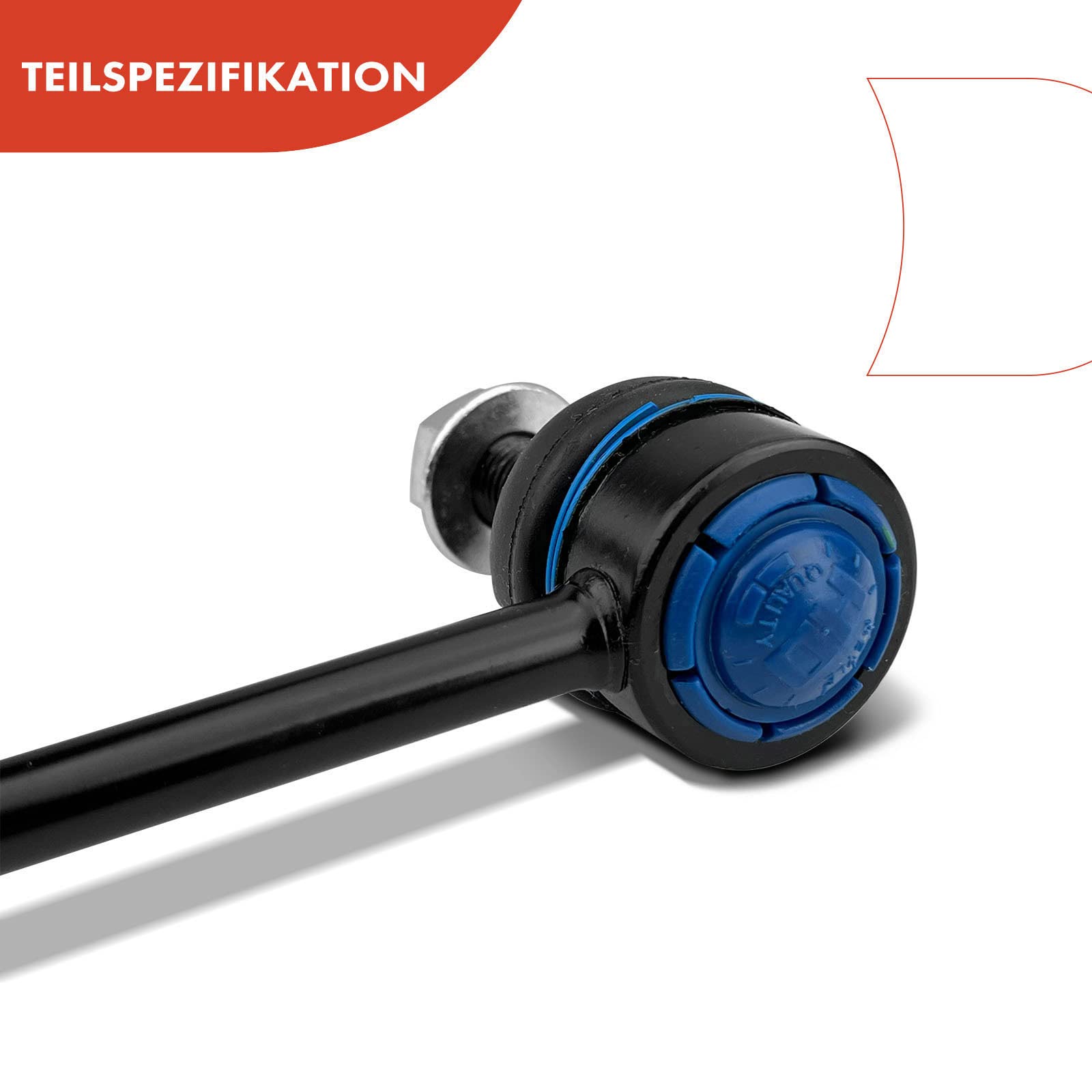 Meyle 2x Original HD Koppelstange Vorderachse Kompatibel mit Yeti 5L 2009-2015 Beetle 2011-2019 Golf V 2003-2009 Jetta III 2004-Heute