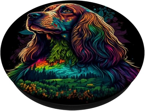 Miniatura 2 de Lindo Cocker Spaniel Dog on Cocker Spaniel Lover PopSockets PopGrip intercambiable