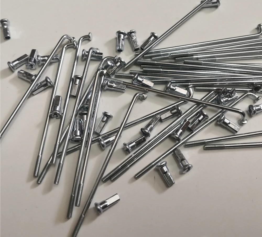 Raggi Bicicletta 36 pz/lotto Raggi Della Bicicletta 12G Diametro 2.5mm Lunghezza 70-185mm Con(170mm)