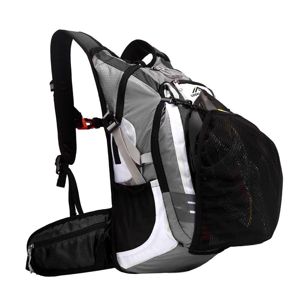LOCAL LION Zaino per Ciclismo 18L/25L Unisex Zainetto Sportivo Porta Sacca di Acqua da Trekking Escursione Ultraleggero Alpinismo Zaini per Corsa