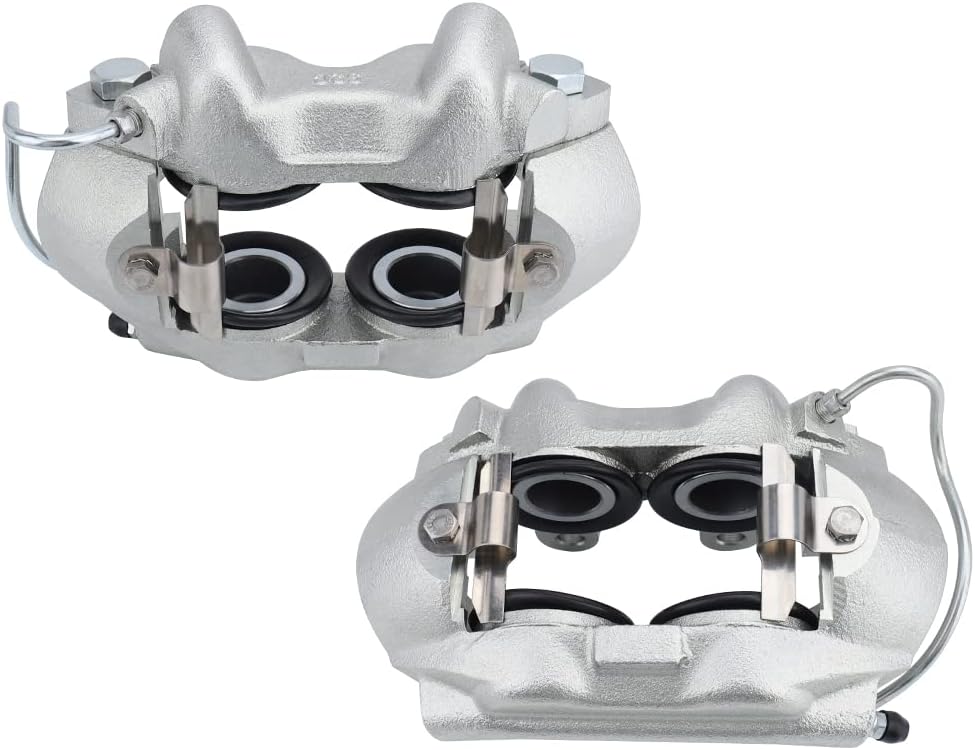 IRONTEK 184400 184401 Front Disc Brake Caliper Fit for Ford Mustang 1965 1966, Front Driver and Passenger Side Brake Caliper Assembly