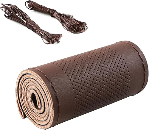 Miniatura 7 de 1 funda para volante de automóvil, 14.9 pulgadas, antideslizante y duradero, accesorios decorativos para volante de automóvil, universal,