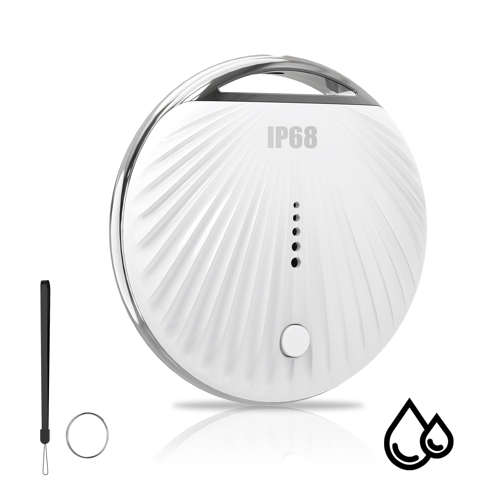 Balise de suivi d'air, étiquettes intelligentes, tracker Bluetooth pour animaux de compagnie Apple Find My, batterie remplaçable, étanche IP68, localisateur de clés et localisateur d'articles pour